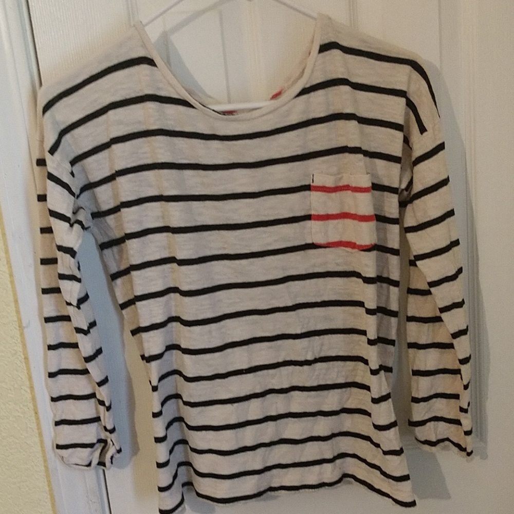 Pocket Striped Sweater